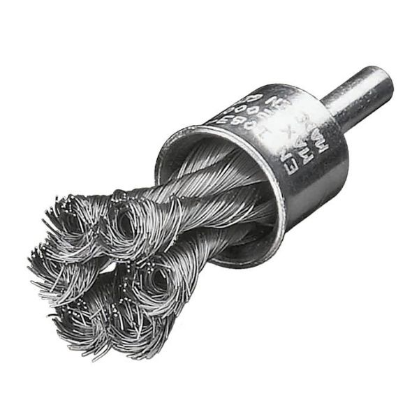 Billede af BASICline penselbørste m/skaft 19mm snoet stål 0,5 - 1401906150