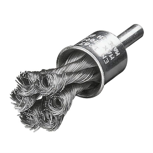 Billede af BASICline penselbørste m/skaft 19mm snoet stål 0,5 - 1401906150